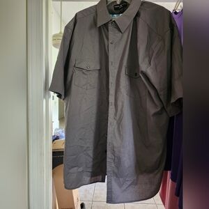 Beverly Hills Polo Club Stretch Shirt in Gray